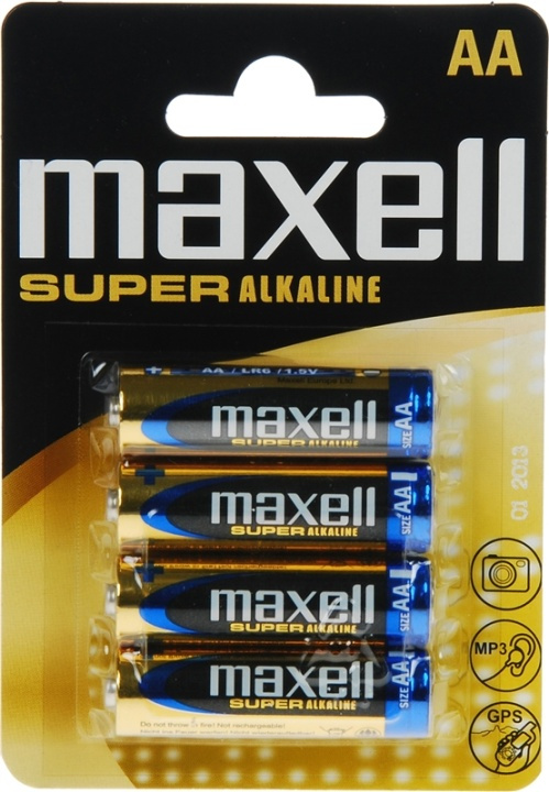 Maxell AA LR06 superalkaliska batterier 4-pack (774409) i gruppen HEMELEKTRONIK / Batterier & Laddare / Batterier / AA hos TP E-commerce Nordic AB (38-23575)