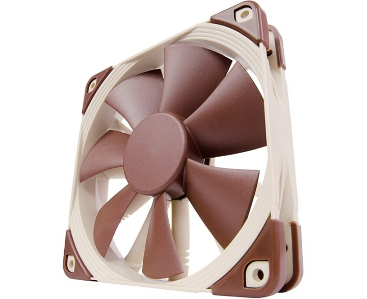 Noctua Chassifläkt Premium 120mm, (NF-F12 PWM) i gruppen DATORER & KRINGUTRUSTNING / Datorkomponenter / Kylning / Chassifläktar hos TP E-commerce Nordic AB (38-24482)