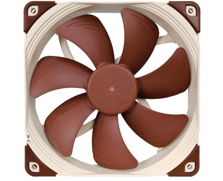 Noctua Chassifläkt 140mm, (NF-A14-PWM) i gruppen DATORER & KRINGUTRUSTNING / Datorkomponenter / Kylning / Chassifläktar hos TP E-commerce Nordic AB (38-24483)