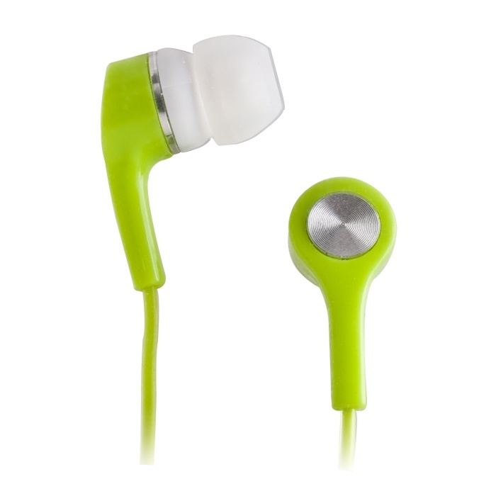 Setty Trådade In-Ear Hörlurar - 3,5mm, Grön i gruppen HEMELEKTRONIK / Ljud & Bild / Hörlurar & Tillbehör / Hörlurar hos TP E-commerce Nordic AB (38-26460)