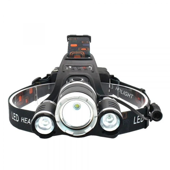 Pannlampa med 3000 lumen, 3xCree, XM-L2 i gruppen SPORT, FRITID & HOBBY / Ficklampor & Pannlampor / Pannlampor hos TP E-commerce Nordic AB (38-26569)