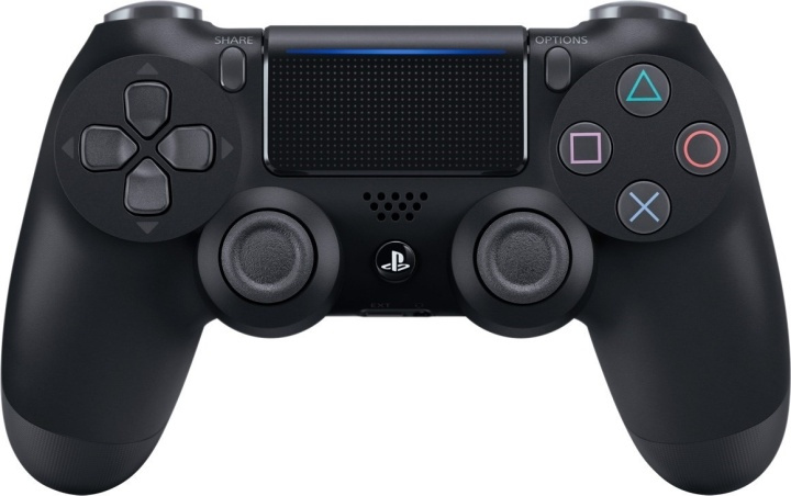 Sony DualShock 4 V2 handkontroll till PS4, original, svart i gruppen HEMELEKTRONIK / Spelkonsoler & Tillbehör / Sony PlayStation 4 hos Teknikproffset Nordic AB (38-26676)