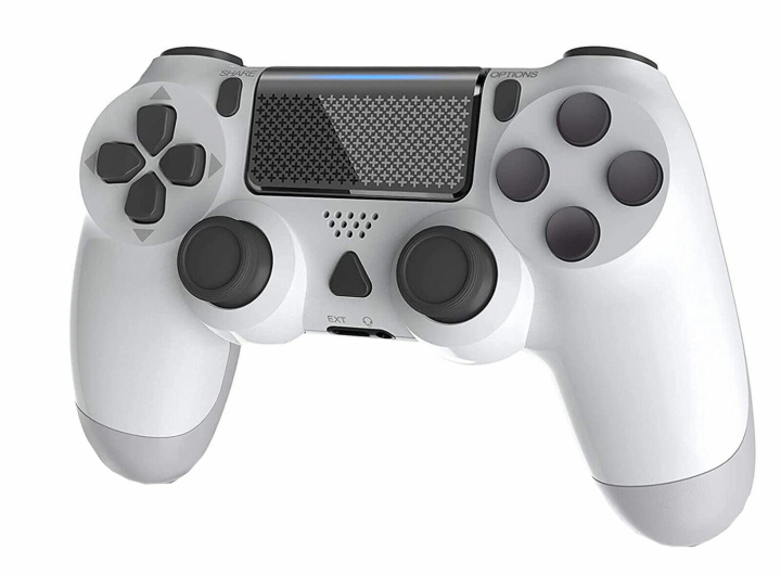 Handkontroll kompatibel med Playstation 4, Vit i gruppen HEMELEKTRONIK / Spelkonsoler & Tillbehör / Sony PlayStation 4 hos TP E-commerce Nordic AB (38-27154)