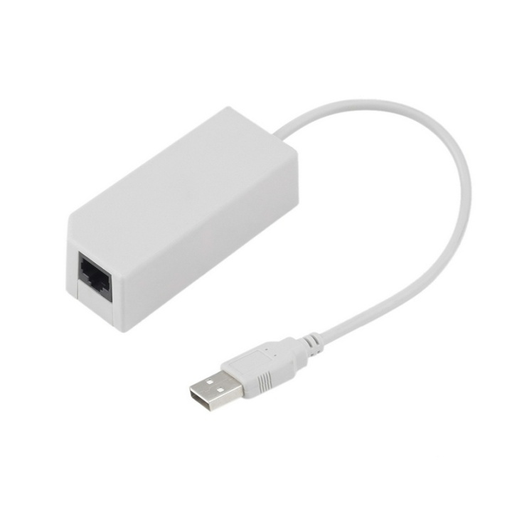 Nintendo Wii Lan Adapter i gruppen HEMELEKTRONIK / Spelkonsoler & Tillbehör / Nintendo Wii hos TP E-commerce Nordic AB (38-27178)