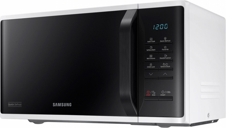 Samsung MS23K3513AW Mikrovågsugn med keramisk insida 800W och LED-Display, Vit i gruppen HEM, HUSHÅLL & TRÄDGÅRD / Hushållsmaskiner / Mikrovågsugnar hos TP E-commerce Nordic AB (38-27567)