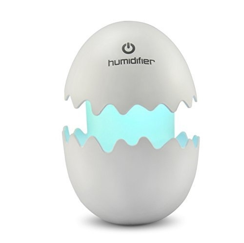 Funny Egg - luftfuktare med färgglad belysning (Vit) i gruppen HEM, HUSHÅLL & TRÄDGÅRD / Fläktar & Klimatprodukter / Luftfuktare hos Teknikproffset Nordic AB (38-27778)