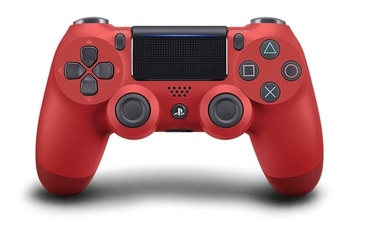 Sony DualShock 4 V2 (PS4) (Original) Magma Red i gruppen HEMELEKTRONIK / Spelkonsoler & Tillbehör / Sony PlayStation 4 hos TP E-commerce Nordic AB (38-28305)