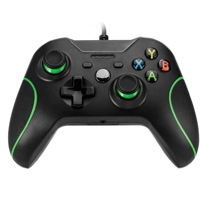Handkontroll till Xbox One, Svart i gruppen HEMELEKTRONIK / Spelkonsoler & Tillbehör / Xbox One / Tillbehör hos TP E-commerce Nordic AB (38-28400)