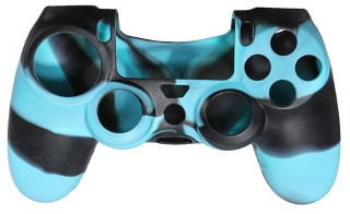 Silikongrepp för handkontroll, Playstation 4, Kamoflage Turkos