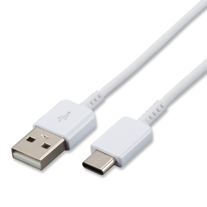 Samsung USB-C Datakabel EP-DN930CWE Vit i gruppen SMARTPHONE & SURFPLATTOR / Laddare & Kablar / Kablar / Kablar Typ C hos TP E-commerce Nordic AB (38-28750)