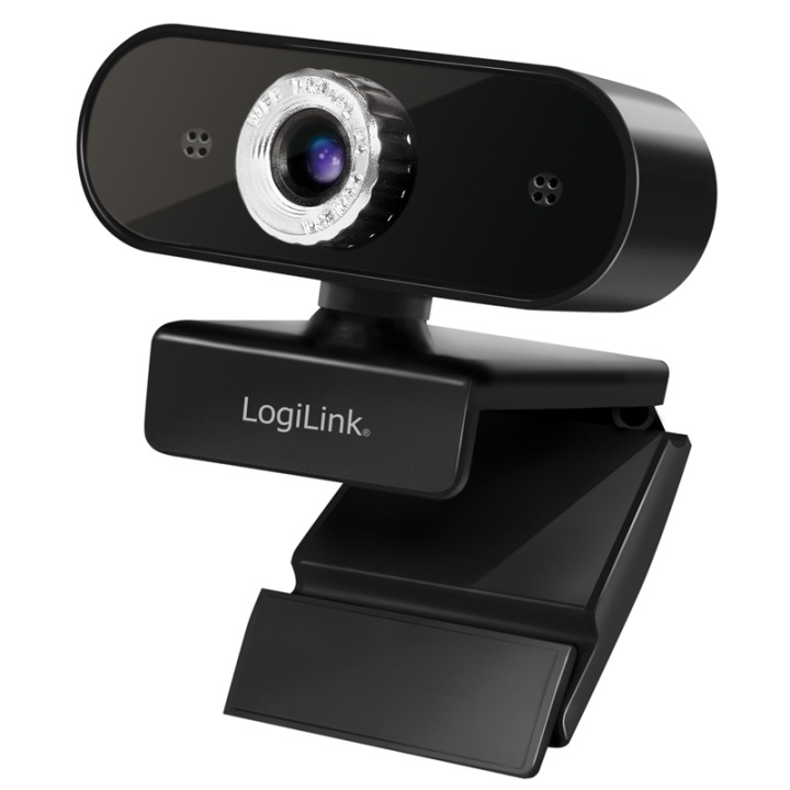 LogiLink Webbkamera HD 1080p med inbyggd mikrofon i gruppen DATORER & KRINGUTRUSTNING / Datortillbehör / Webbkameror hos TP E-commerce Nordic AB (38-28844)