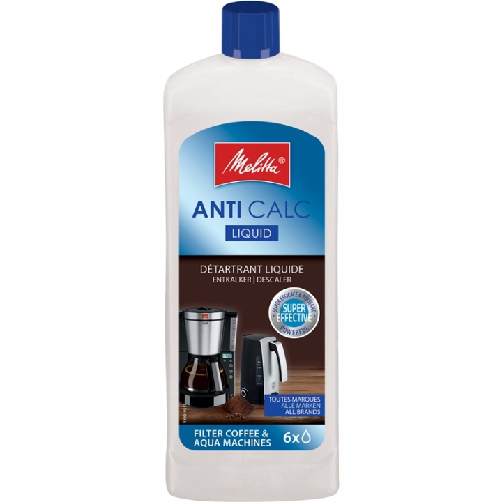 Melitta Avkalkning Flytande 250ml (10 flaskor) i gruppen HEM, HUSHÅLL & TRÄDGÅRD / Hushållsmaskiner / Kaffemaskiner & Tillbehör / Filter & Tillbehör hos TP E-commerce Nordic AB (38-28847)