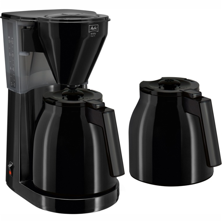 Melitta Termosbryggare Easy 2.0 Therm 2 Kannor Svart i gruppen HEM, HUSHÅLL & TRÄDGÅRD / Hushållsmaskiner / Kaffemaskiner & Tillbehör / Termosbryggare hos TP E-commerce Nordic AB (38-28849)