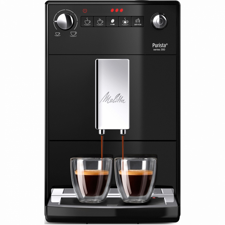 Melitta Purista Svart Helautomatisk kaffemaskin i gruppen HEM, HUSHÅLL & TRÄDGÅRD / Hushållsmaskiner / Kaffemaskiner & Tillbehör / Espressomaskiner hos TP E-commerce Nordic AB (38-28856)