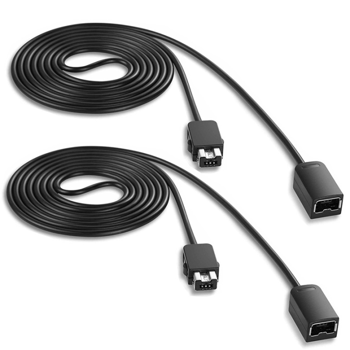 Förlängningskabel, 2-pack till Wii Nunchuk / NES/SNES Classic Mini, 3 meter i gruppen HEMELEKTRONIK / Spelkonsoler & Tillbehör / Nintendo SNES Classic Mini hos TP E-commerce Nordic AB (38-29068PKT)