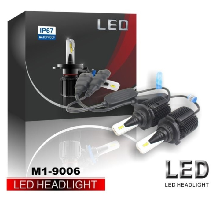 LED-konvertering M1, H8, H9, H11, 20W/lampa, 4000LM, 2-pack i gruppen BIL / Billampor / LED Helljus & Halvljus hos TP E-commerce Nordic AB (38-29135)