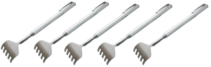 Ryggkliare, Rostfritt stål teleskophandtag, 5-pack i gruppen SPORT, FRITID & HOBBY / Roliga prylar / Smarta saker hos TP E-commerce Nordic AB (38-29141PKT)