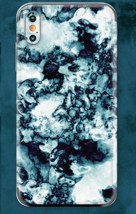 Skin för Iphone 7/8/SE(2nd), Cloudy - Mörkblå i gruppen SMARTPHONE & SURFPLATTOR / Mobilskydd / Apple / iPhone 7 / Skal hos TP E-commerce Nordic AB (38-29191)