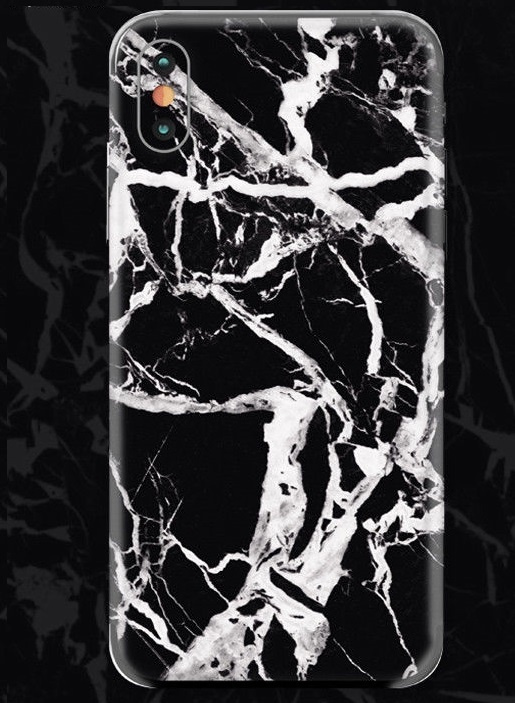 Skin för Iphone XR Marmor - Svart i gruppen SMARTPHONE & SURFPLATTOR / Mobilskydd / Apple / iPhone XR / Skal hos Teknikproffset Nordic AB (38-29201)