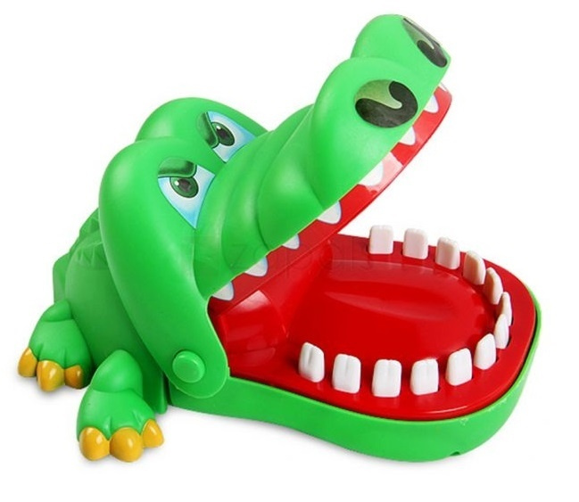 Spel Crocodile Dentist - Grön i gruppen LEKSAKER, BARN- & BABYPRODUKTER / Spel / Barnspel hos TP E-commerce Nordic AB (38-29347)
