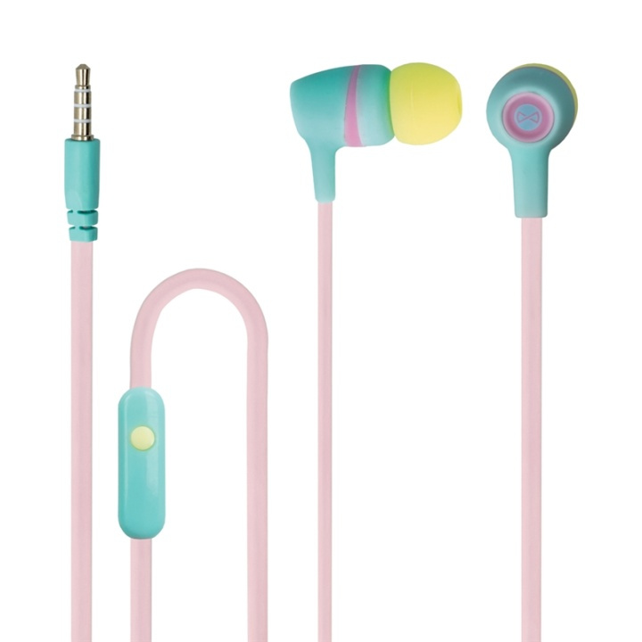 Forever - Juicy Hörlurar In-Ear JSE-200, Rosa i gruppen HEMELEKTRONIK / Ljud & Bild / Hörlurar & Tillbehör / Hörlurar hos TP E-commerce Nordic AB (38-29707)