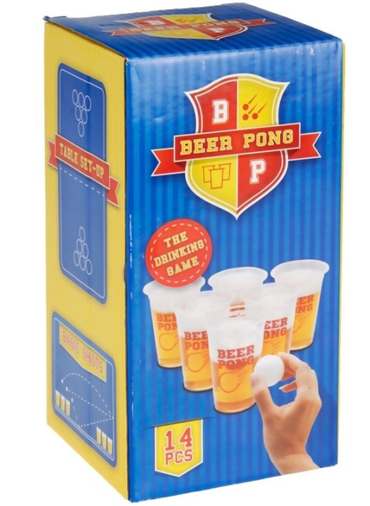 Beerpong - Paket med 2st bollar och 12 plastmuggar i gruppen HEM, HUSHÅLL & TRÄDGÅRD / Trädgårdsprodukter / Övrigt hos TP E-commerce Nordic AB (38-29773)