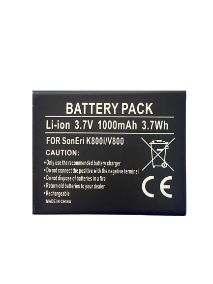 Batteri till Sony Ericsson K800i/V800 (1000 mAh) i gruppen SMARTPHONE & SURFPLATTOR / Övriga tillbehör / Mobilbatterier hos TP E-commerce Nordic AB (38-3013)