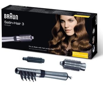 Braun Airstyler AS330 Satin hair (631606) i gruppen SKÖNHET & HÄLSA / Hår & Styling / Stylingverktyg / Varmluftsborste hos TP E-commerce Nordic AB (38-30890)