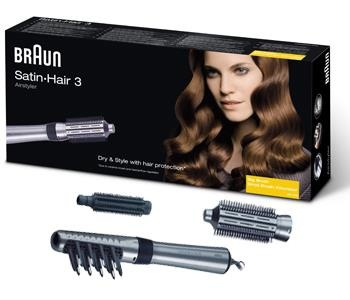 Braun Airstyler AS330 Satin hair (631606) i gruppen SKÖNHET & HÄLSA / Hår & Styling / Stylingverktyg / Varmluftsborste hos TP E-commerce Nordic AB (38-30890)