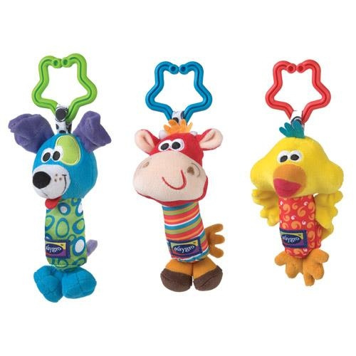 Playgro Vagnsleksak 3-pack (181059) i gruppen LEKSAKER, BARN- & BABYPRODUKTER / Barnvagnar & Tillbehör / Barnvagnsleksaker hos TP E-commerce Nordic AB (38-31730)