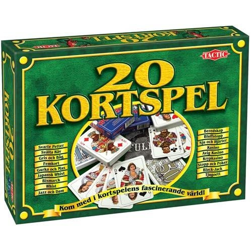 Tactic Spel 20 Kortspel i gruppen LEKSAKER, BARN- & BABYPRODUKTER / Spel / Sällskapsspel hos TP E-commerce Nordic AB (38-31909)