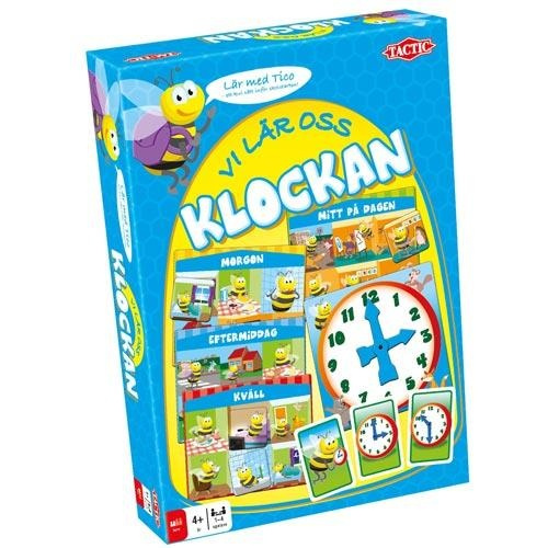 Tactic Spel Vi lär oss klockan (41478) i gruppen LEKSAKER, BARN- & BABYPRODUKTER / Leksaker / Sällskapsspel / Barnspel hos TP E-commerce Nordic AB (38-31925)