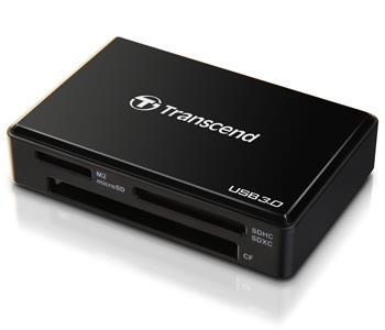 Transcend Multiläsare F8 USB 3.1 Svart i gruppen HEMELEKTRONIK / Lagringsmedia / Minneskortläsare hos TP E-commerce Nordic AB (38-32581)