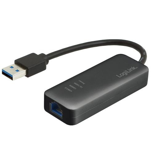 LogiLink USB 3.0 -> RJ45 Gigabit (UA0184) i gruppen DATORER & KRINGUTRUSTNING / Datortillbehör / USB-hubbar hos TP E-commerce Nordic AB (38-32662)