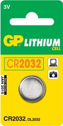 GP CR2032 3V 1-pack (GP2184) i gruppen HEMELEKTRONIK / Batterier & Laddare / Batterier / Knappcell hos TP E-commerce Nordic AB (38-33033)