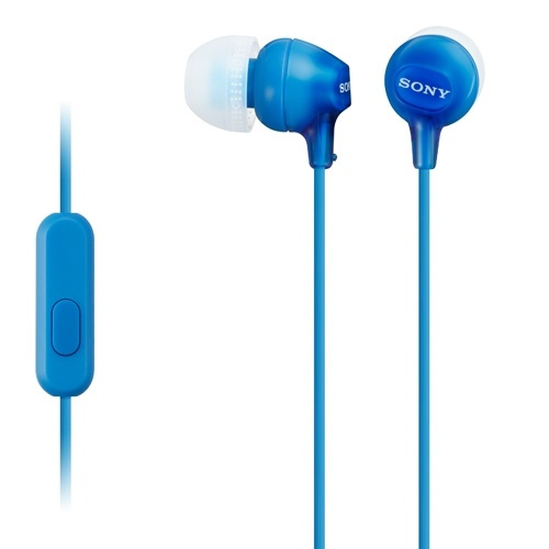 Sony Headset in-ear MDR-EX15AP Blå (MDREX15APLI.CE7) i gruppen HEMELEKTRONIK / Ljud & Bild / Hörlurar & Tillbehör / Hörlurar hos TP E-commerce Nordic AB (38-33144)