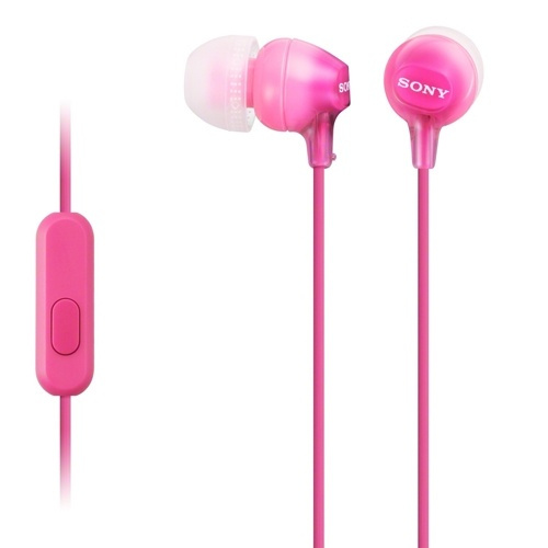 Sony Headset in-ear MDR-EX15AP Rosa (MDREX15APPI.CE7) i gruppen HEMELEKTRONIK / Ljud & Bild / Hörlurar & Tillbehör / Hörlurar hos TP E-commerce Nordic AB (38-33145)