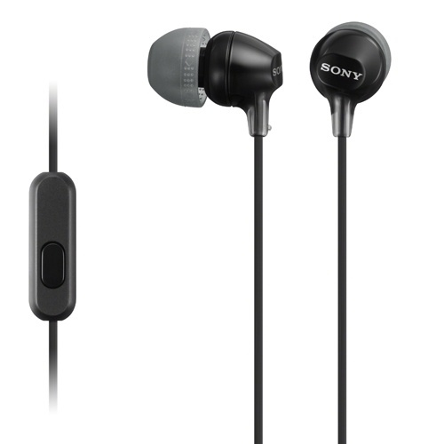 Sony Headset in-ear MDR-EX15AP Sv (MDREX15APB.CE7) i gruppen HEMELEKTRONIK / Ljud & Bild / Hörlurar & Tillbehör / Hörlurar hos TP E-commerce Nordic AB (38-33146)