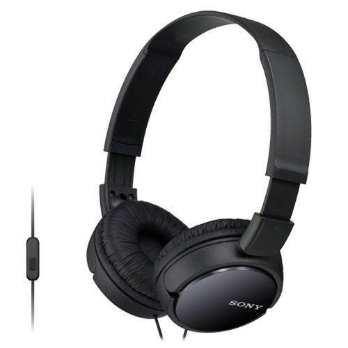 Sony Headset MDR-ZX110AP Svart (MDRZX110APB.CE7) i gruppen DATORER & KRINGUTRUSTNING / Datortillbehör / Headset hos TP E-commerce Nordic AB (38-33181)