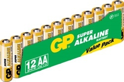 GP Super Alkaline AA12-pack (GP151034) i gruppen HEMELEKTRONIK / Batterier & Laddare / Batterier / AA hos TP E-commerce Nordic AB (38-33521)