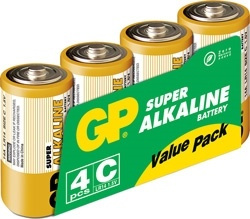 GP Super Alkaline LR14 4-pack (GP151036) i gruppen HEMELEKTRONIK / Batterier & Laddare / Batterier / Övriga hos TP E-commerce Nordic AB (38-33524)