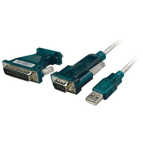 LogiLink USB-kabel -> Seriell-adapter (UA0042A) i gruppen DATORER & KRINGUTRUSTNING / Datorkablar / USB-kablar / USB-A / Adaptrar hos Teknikproffset Nordic AB (38-33613)