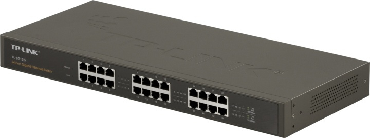 TP-Link, nätverksswitch, 24-ports 10/100/1000Mbps (TL-SG1024) i gruppen DATORER & KRINGUTRUSTNING / Nätverk / Switchar hos TP E-commerce Nordic AB (38-35330)