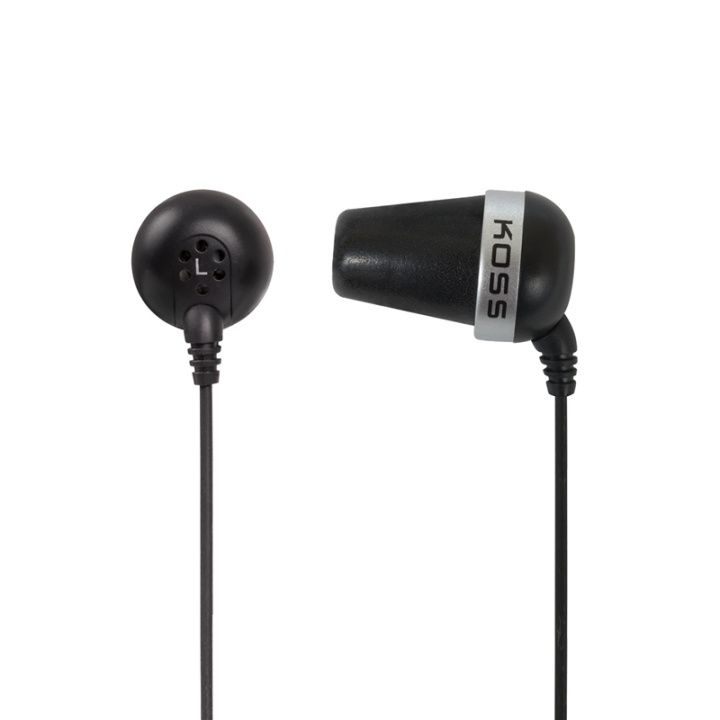 Koss Hörlur The Plug Svart In-Ear (186818) i gruppen HEMELEKTRONIK / Ljud & Bild / Hörlurar & Tillbehör / Hörlurar hos TP E-commerce Nordic AB (38-36348)