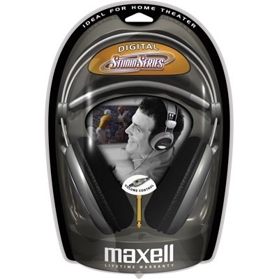 Maxell hörlur med volymkontroll, 3,5/6,3mm, volymkontroll, 2,5m, svart (303005) i gruppen HEMELEKTRONIK / Ljud & Bild / Hörlurar & Tillbehör / Hörlurar hos TP E-commerce Nordic AB (38-36936)