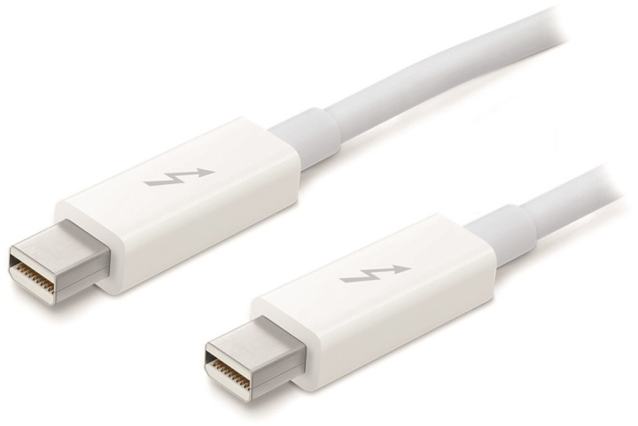Apple Thunderbolt-kabel, 0,5m, vit (MD862ZM/A) i gruppen DATORER & KRINGUTRUSTNING / Datorkablar / Apple Thunderbolt hos TP E-commerce Nordic AB (38-37149)