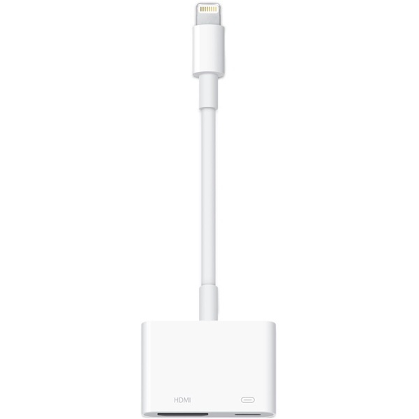 Apple, adapter, HDMI till lightning, vit (MD826ZM/A) i gruppen HEMELEKTRONIK / Kablar & Adaptrar / HDMI / Adaptrar hos TP E-commerce Nordic AB (38-37158)