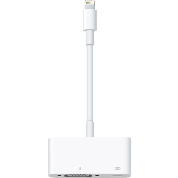 Apple, adapter, VGA till lightning, vit (MD825ZM/A) i gruppen DATORER & KRINGUTRUSTNING / Datorkablar / VGA / Adaptrar hos TP E-commerce Nordic AB (38-37159)