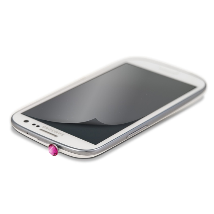 WD 3,5mm-pin inkl. Samsung galaxy S3 glitterskärmskydd, rosa (4200PIN41) i gruppen SMARTPHONE & SURFPLATTOR / Övriga tillbehör / Gadgets hos TP E-commerce Nordic AB (38-38746)