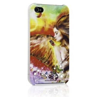 White Diamonds WHITE-DIAMONDS Angel Färgad iPhone 4s Skal i gruppen SMARTPHONE & SURFPLATTOR / Mobilskydd / Apple / Äldre Apple-modeller hos TP E-commerce Nordic AB (38-38750)